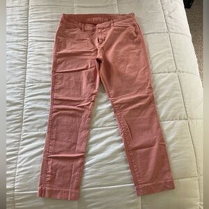 Coral pink Old Navy Pixie chino pants